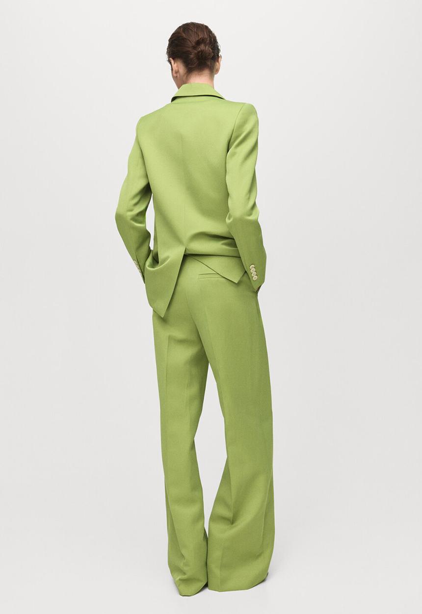 MANGO - Trousers apple - green
