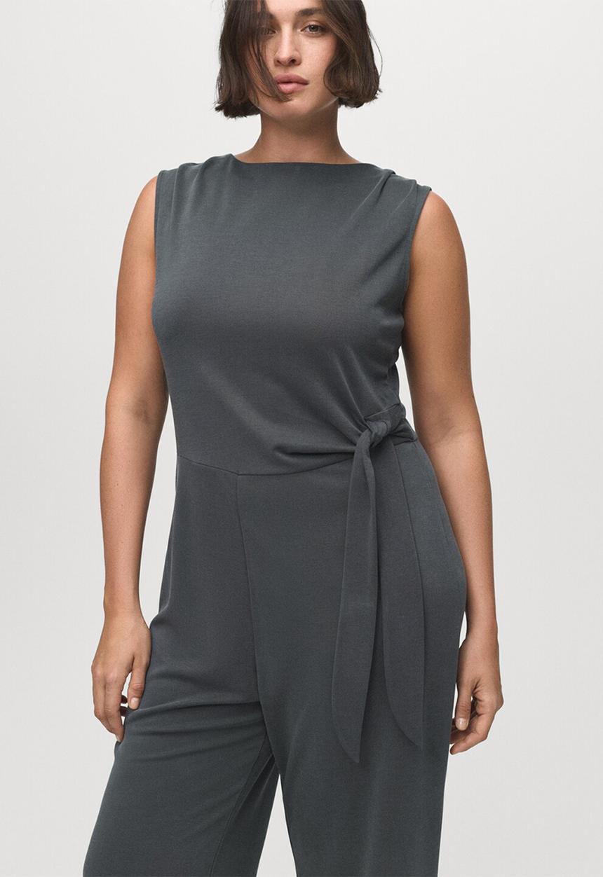 MANGO - Jumpsuit copo  -  charcoal