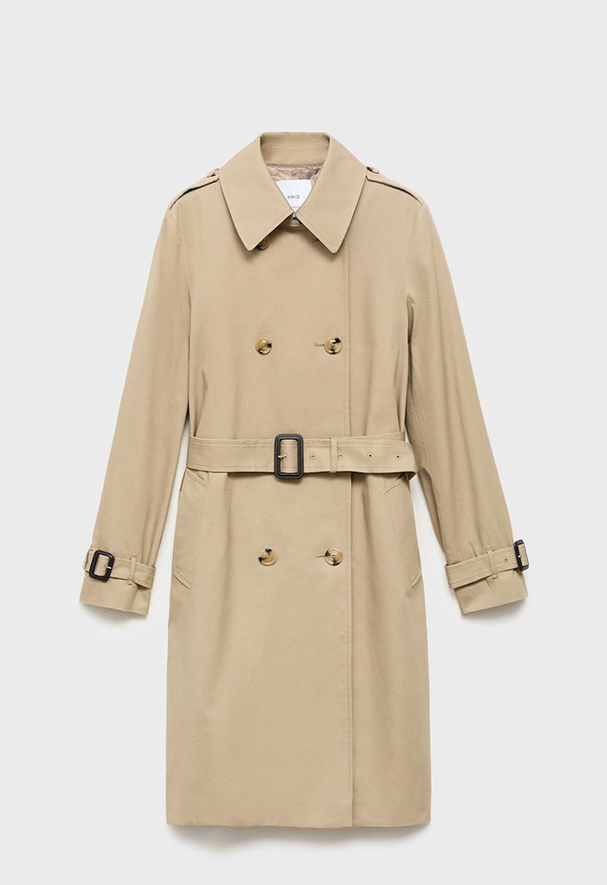MANGO - Trench polana - light beige