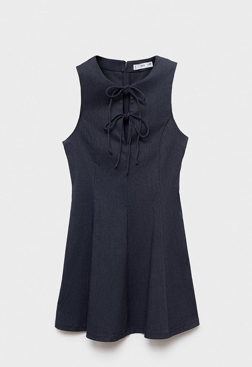 MANGO - Dress deni - medium blue
