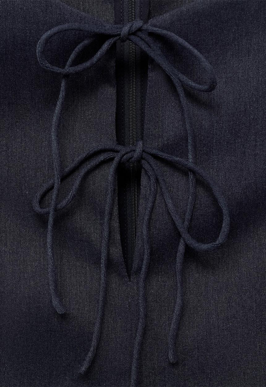 MANGO - Dress deni - medium blue