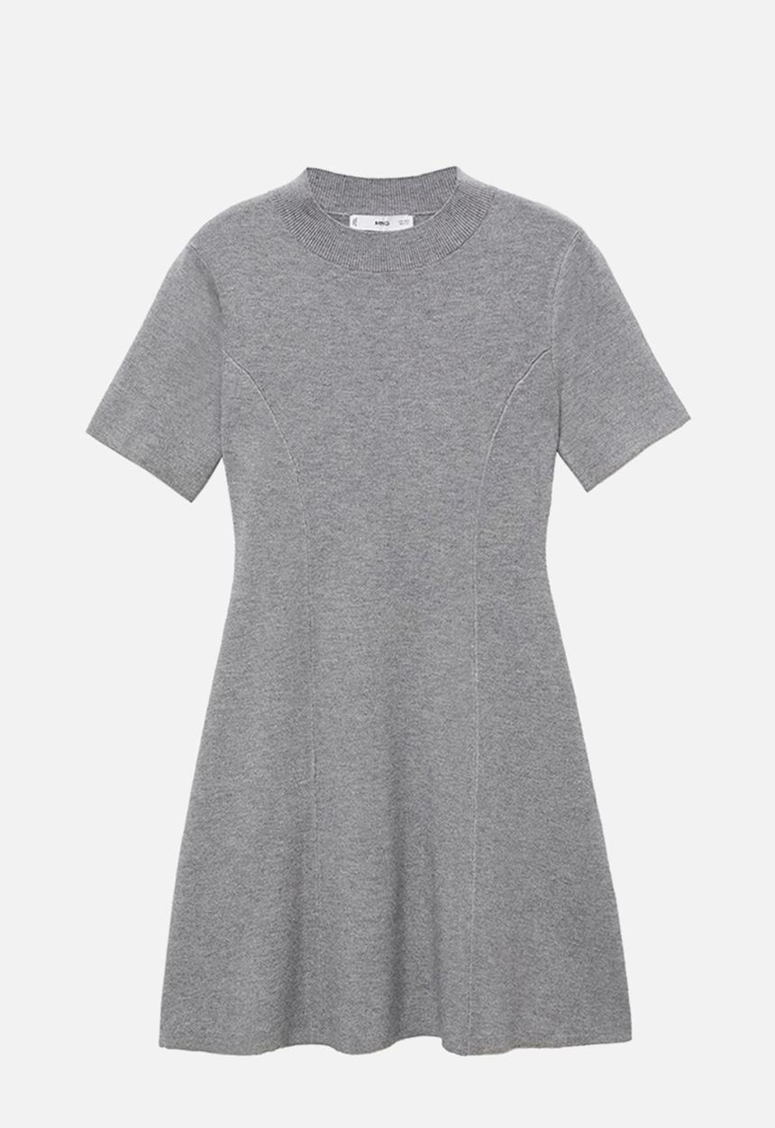 MANGO - Vestido domino - medium gray