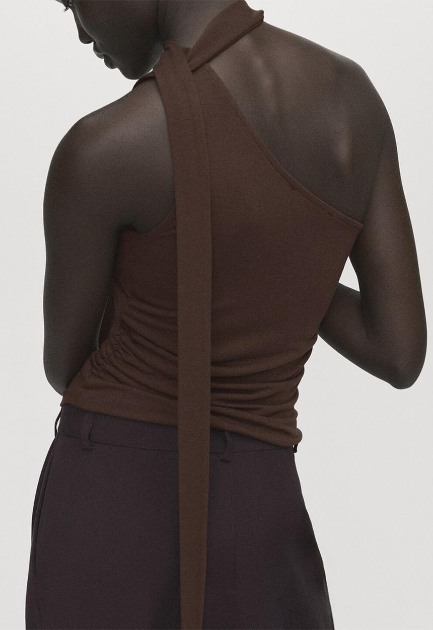 MANGO - Top Salome - Brown