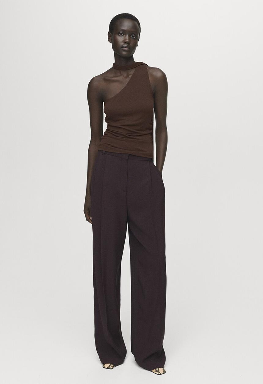 MANGO - Top Salome - Brown