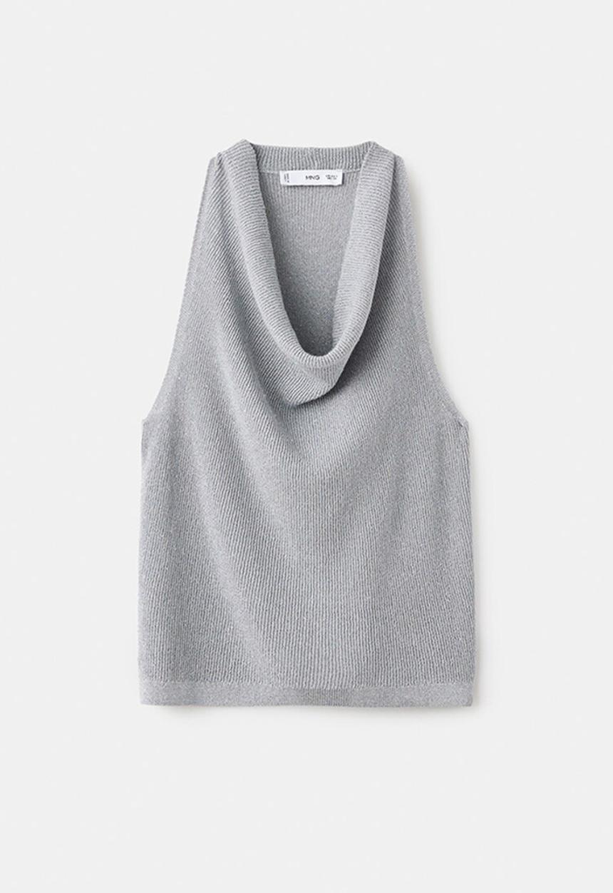 MANGO - Top lilius - silver