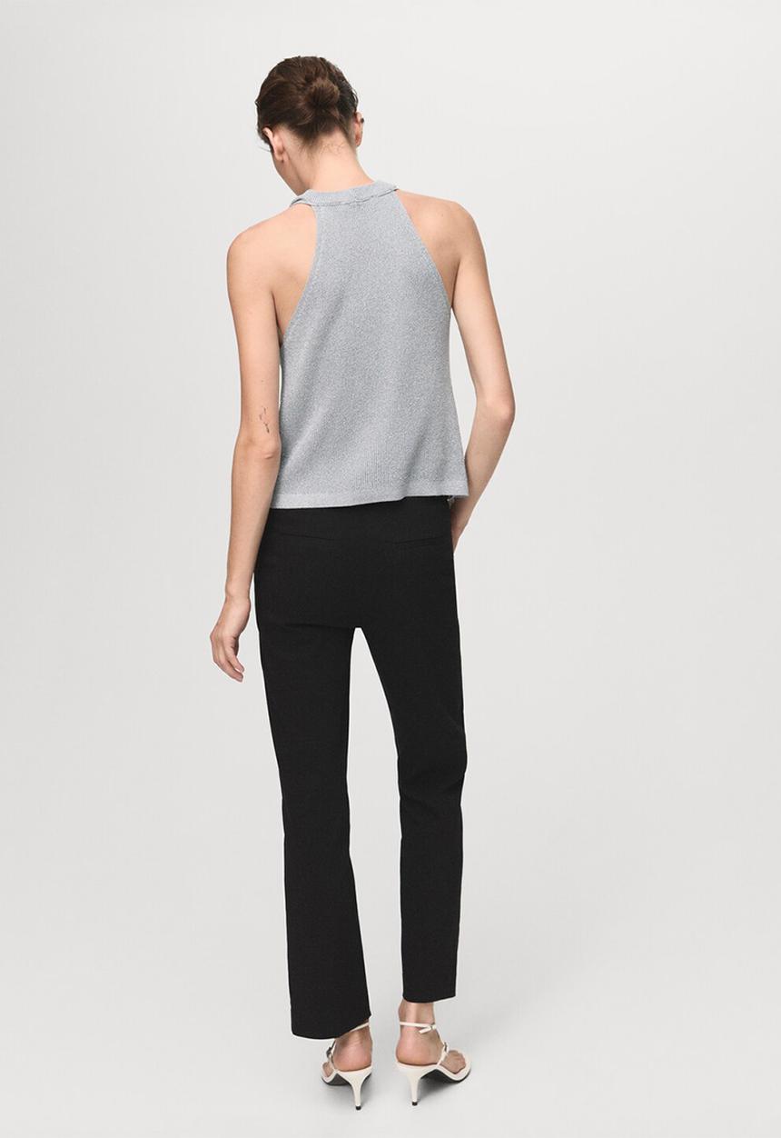 MANGO - Top lilius - silver