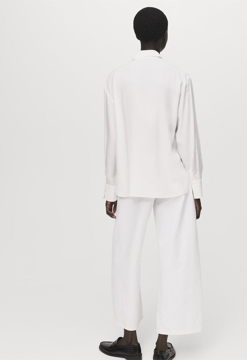MANGO - Camisa lima - natural