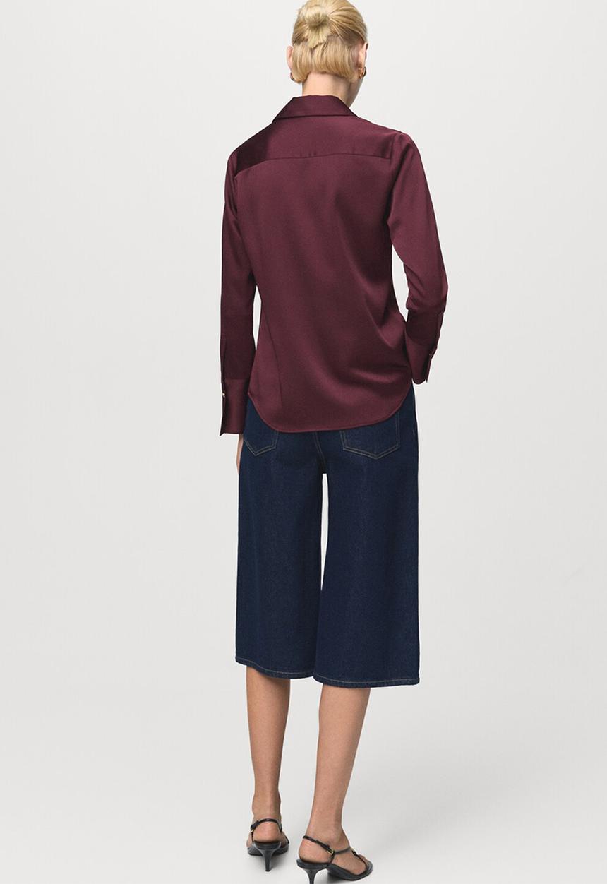 MANGO - Shirt ideale  -  dark red