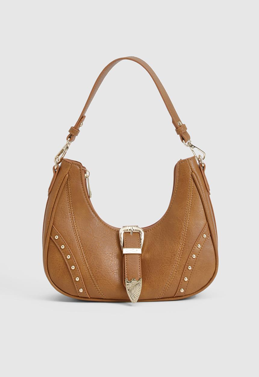 boohoo - Western detail grab bag - tan