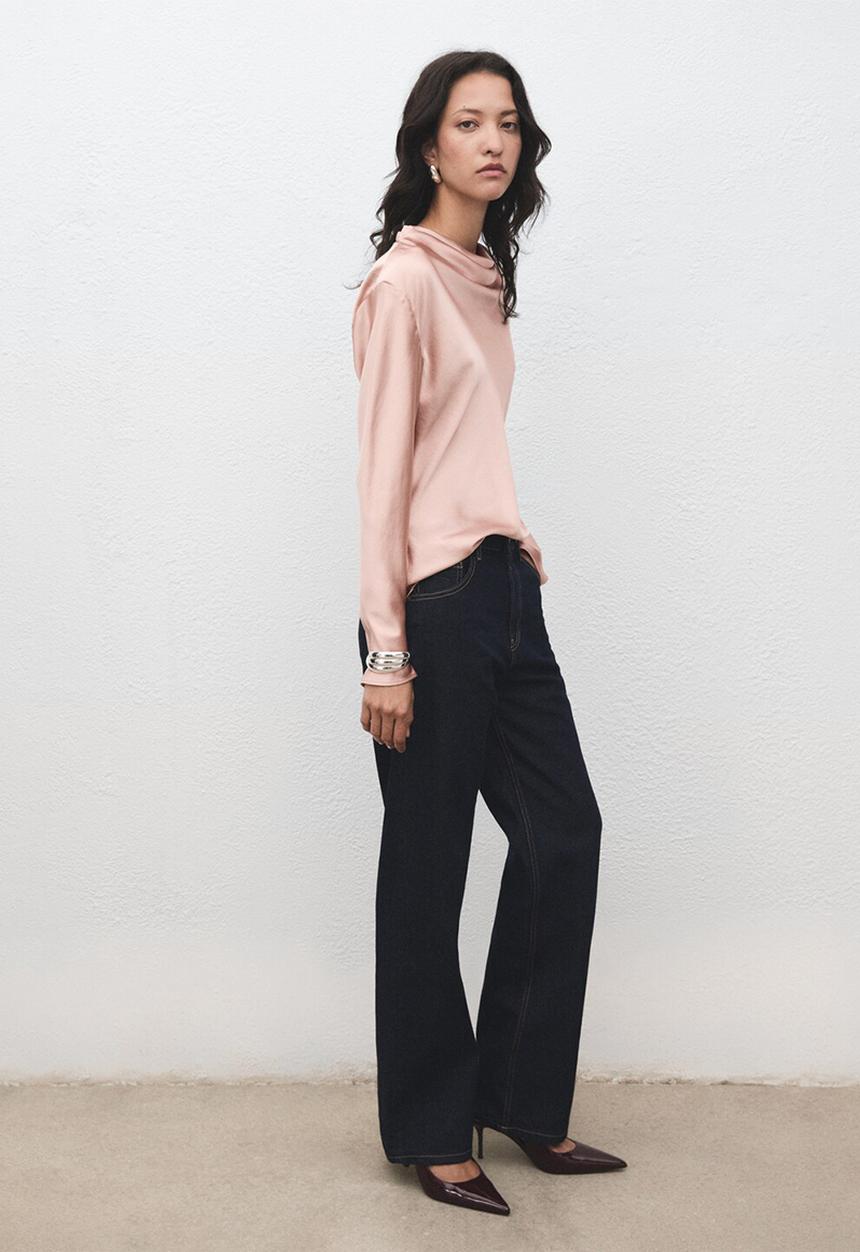 MANGO - Blouse marto - light pastel pink