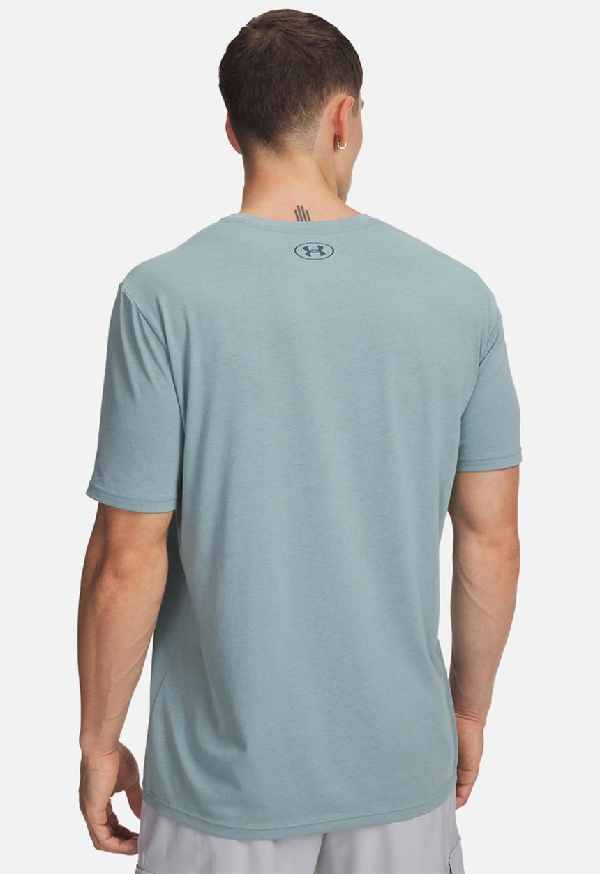 Under Armour - UA TEAM ISSUE WORDMARK SS - Serpentine /  / Jasper Blue