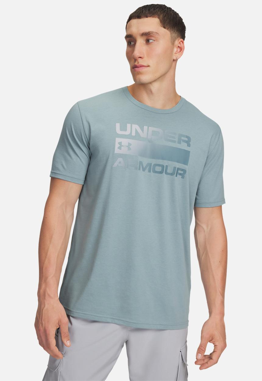 Under Armour - UA TEAM ISSUE WORDMARK SS - Serpentine /  / Jasper Blue