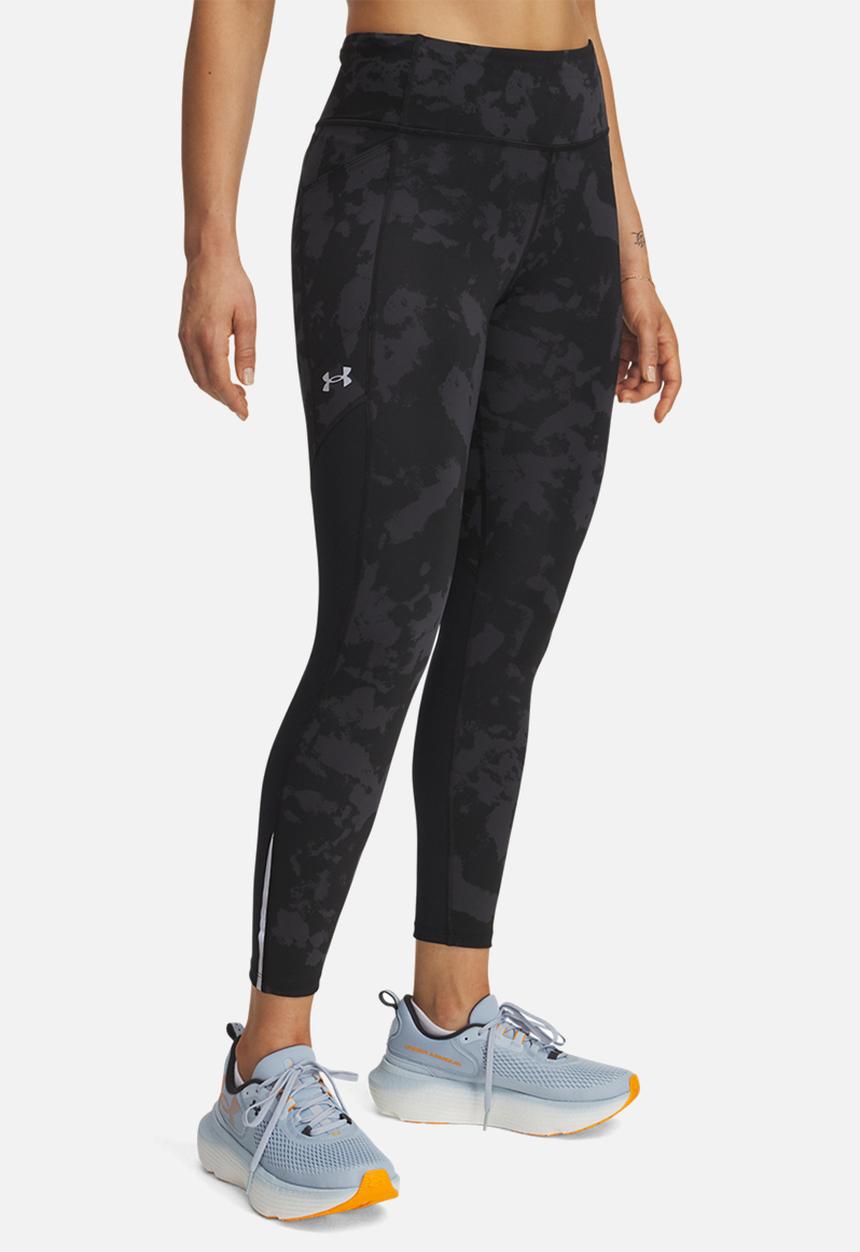 Under Armour - Ua Launch Ankle Print Tights - Black