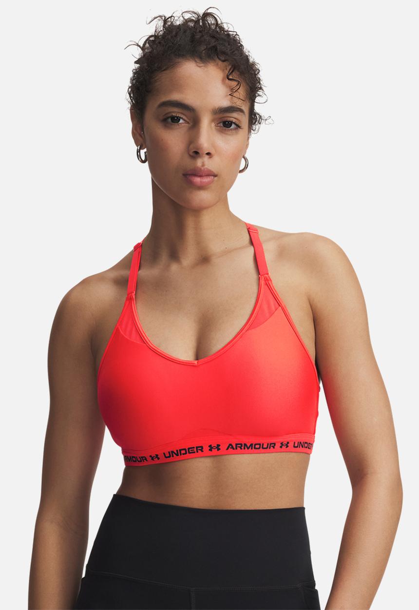 Under Armour - Ua Crossback Low Bra - Red