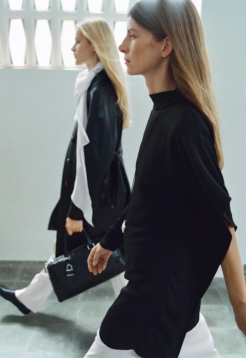 MANGO - Vestido luna - black