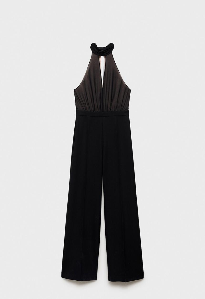 MANGO - Jumpsuit alice -  black