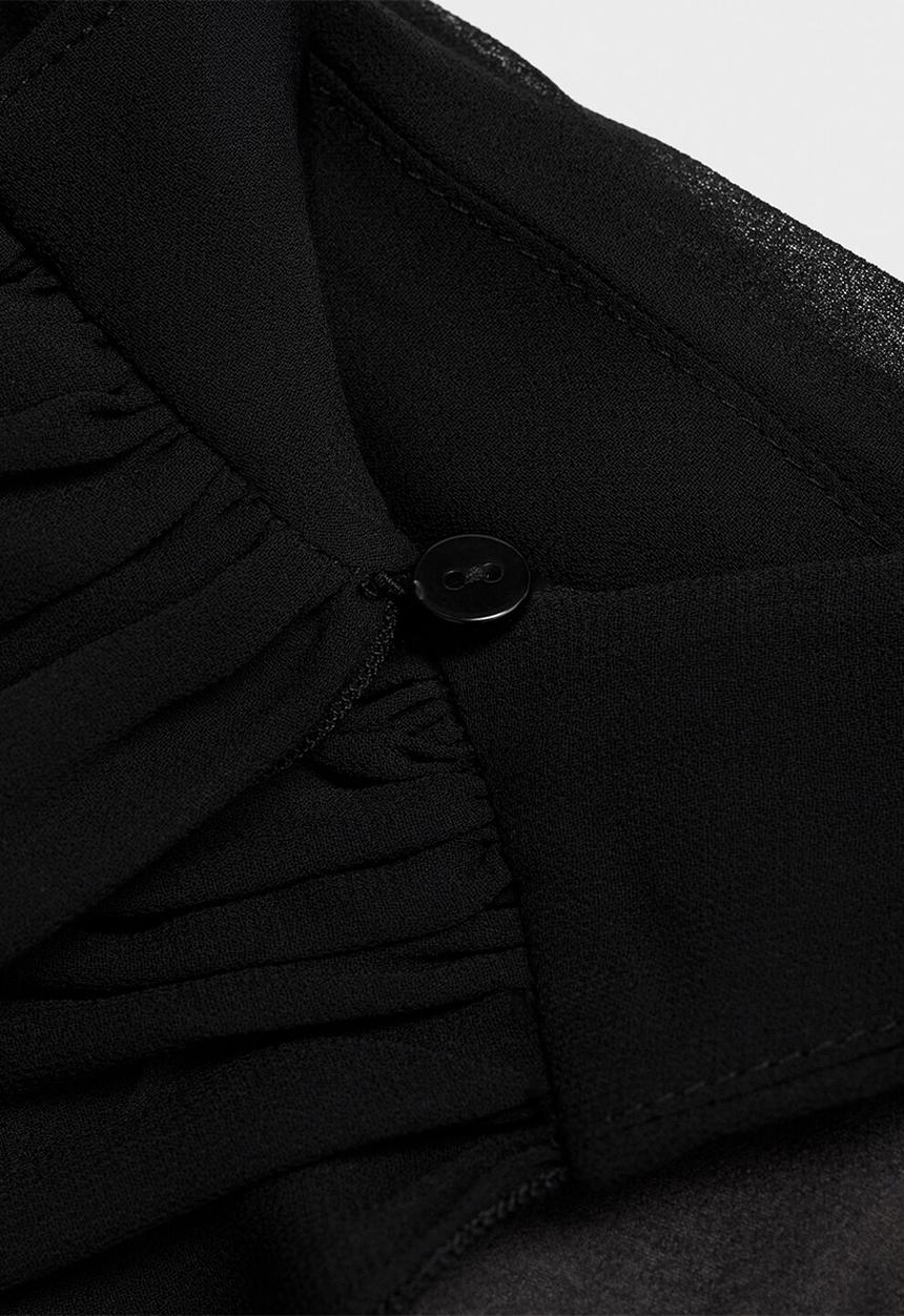 MANGO - Jumpsuit alice -  black