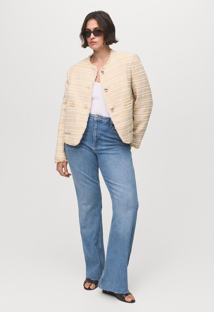 MANGO - Chaqueta anne - light beige