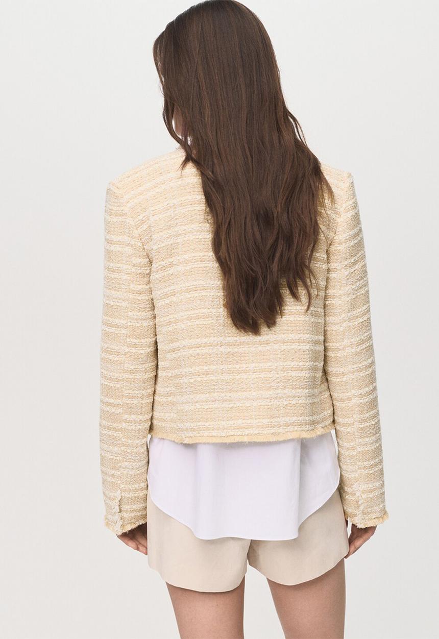 MANGO - Chaqueta anne - light beige