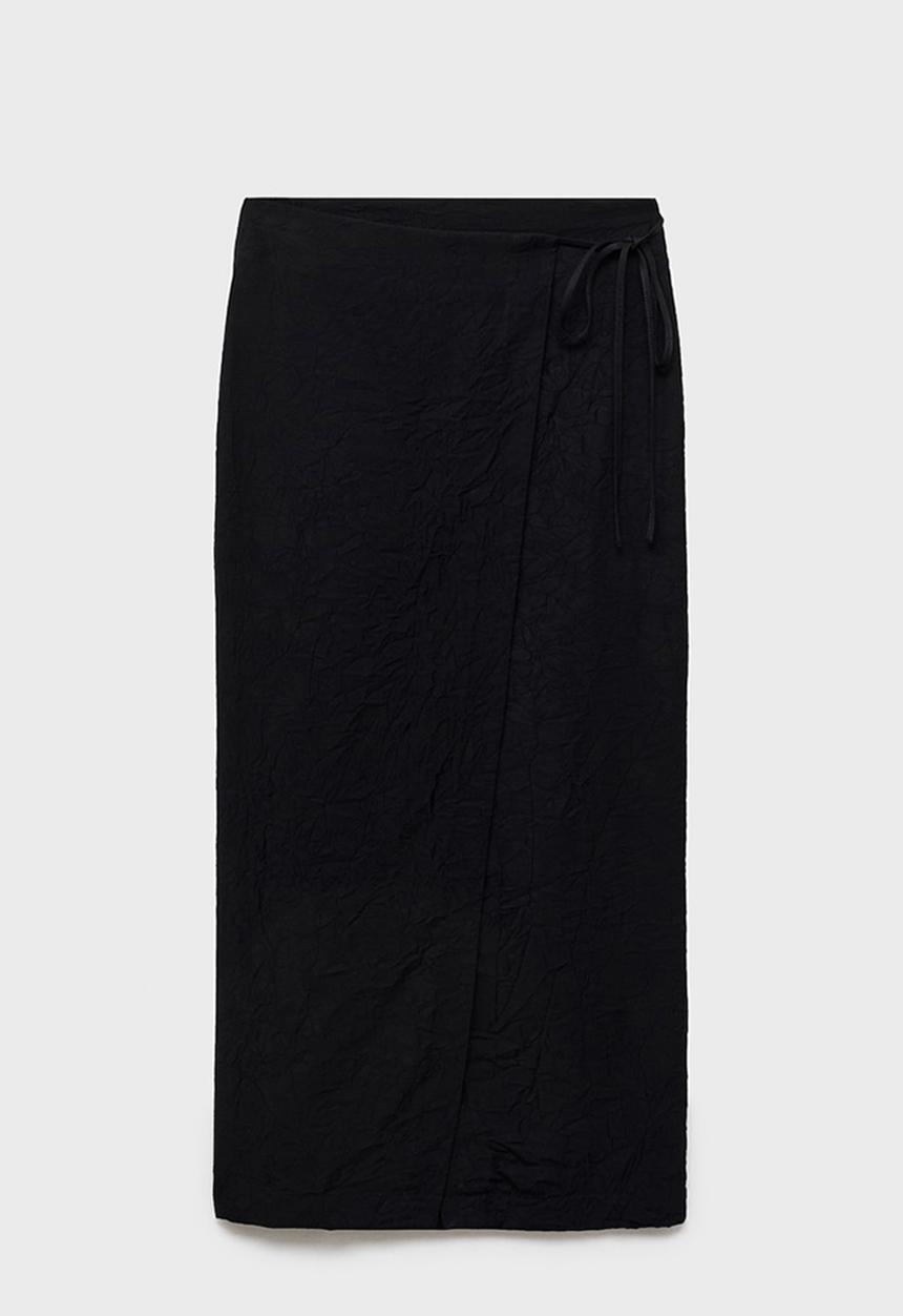 MANGO - Skirt sebas -  black