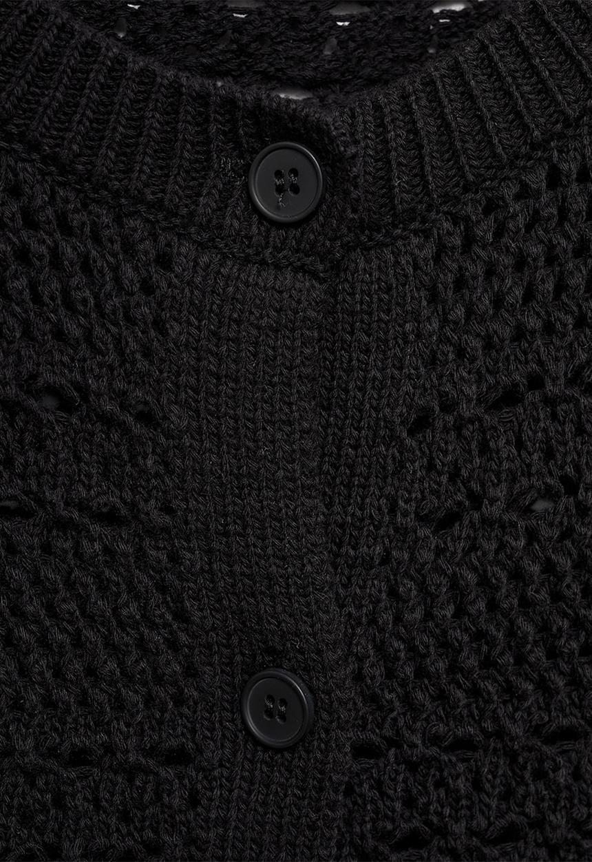 MANGO - Cardigan situ - black