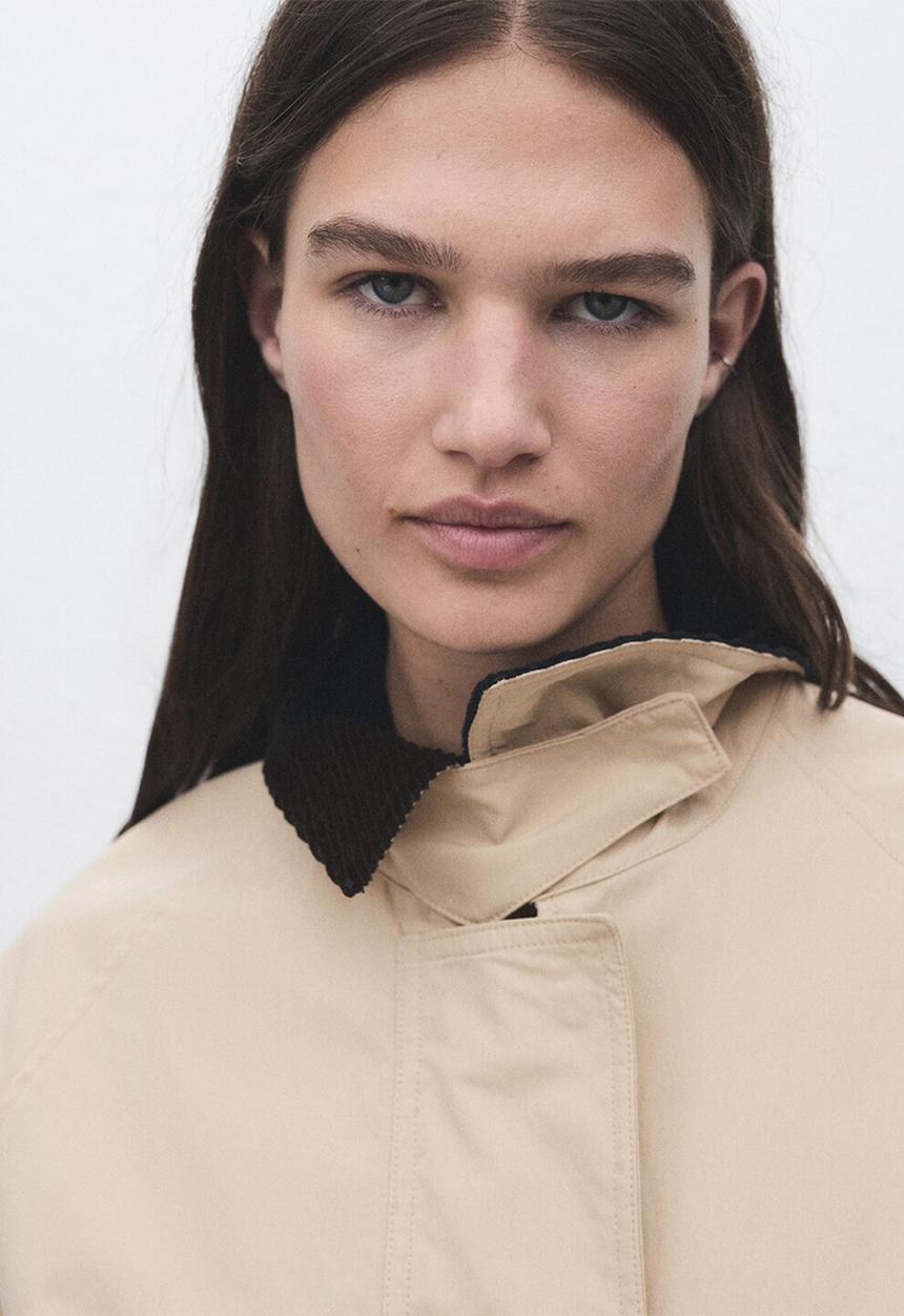 MANGO - Chaqueta willy - beige