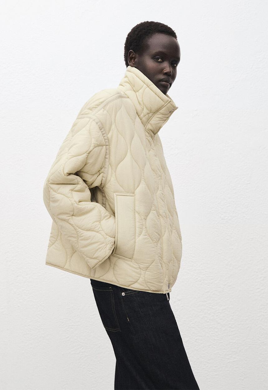 MANGO - Anorak bossa - light beige