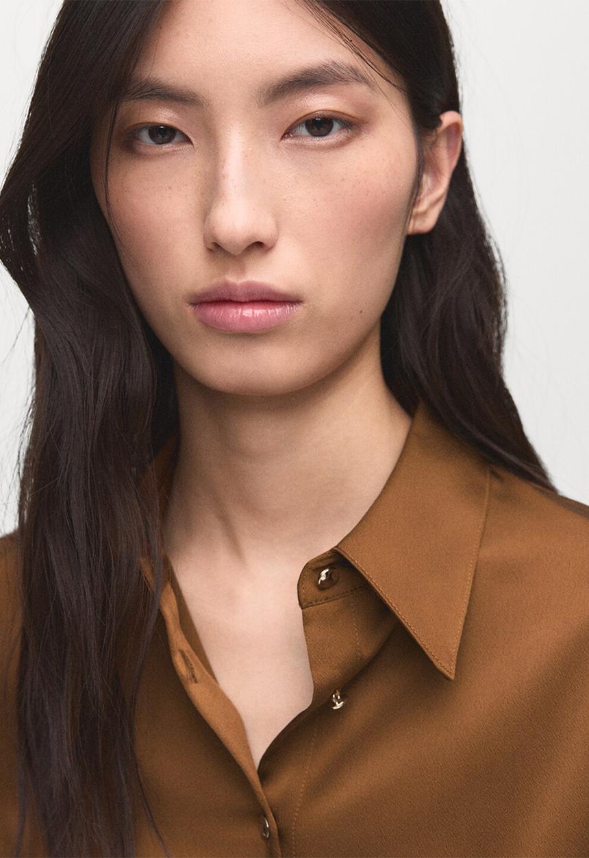 MANGO - Shirt ideale - brown