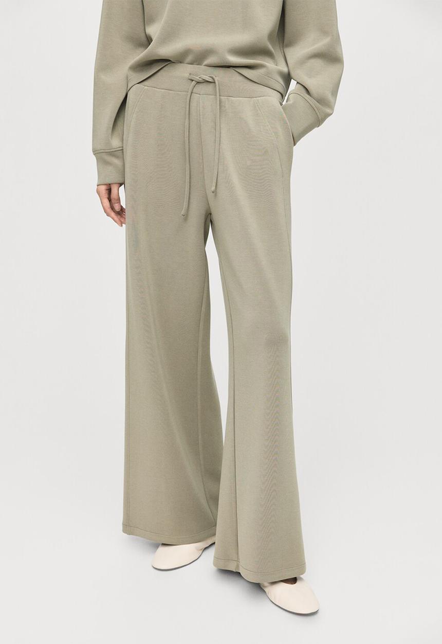MANGO - Trousers nei - beige/ khaki