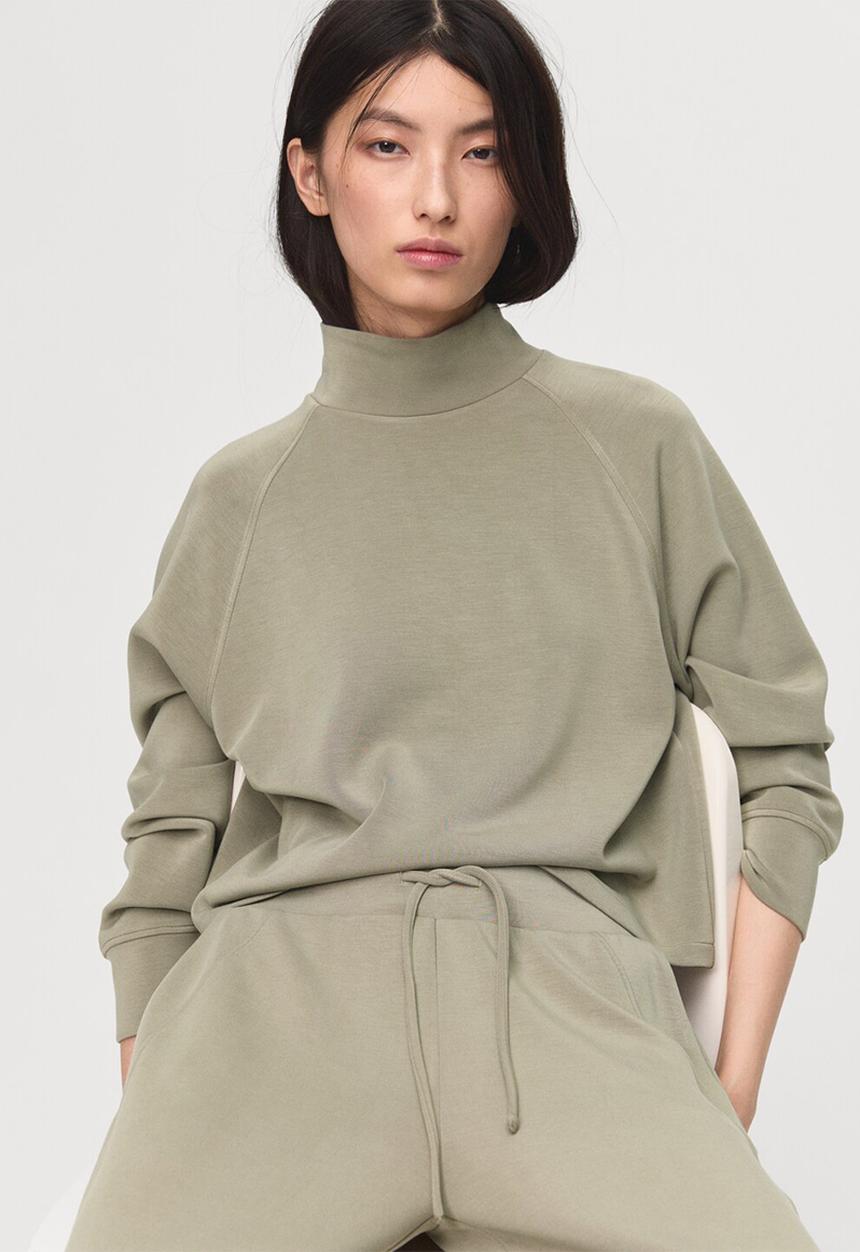 MANGO - Trousers nei - beige/ khaki