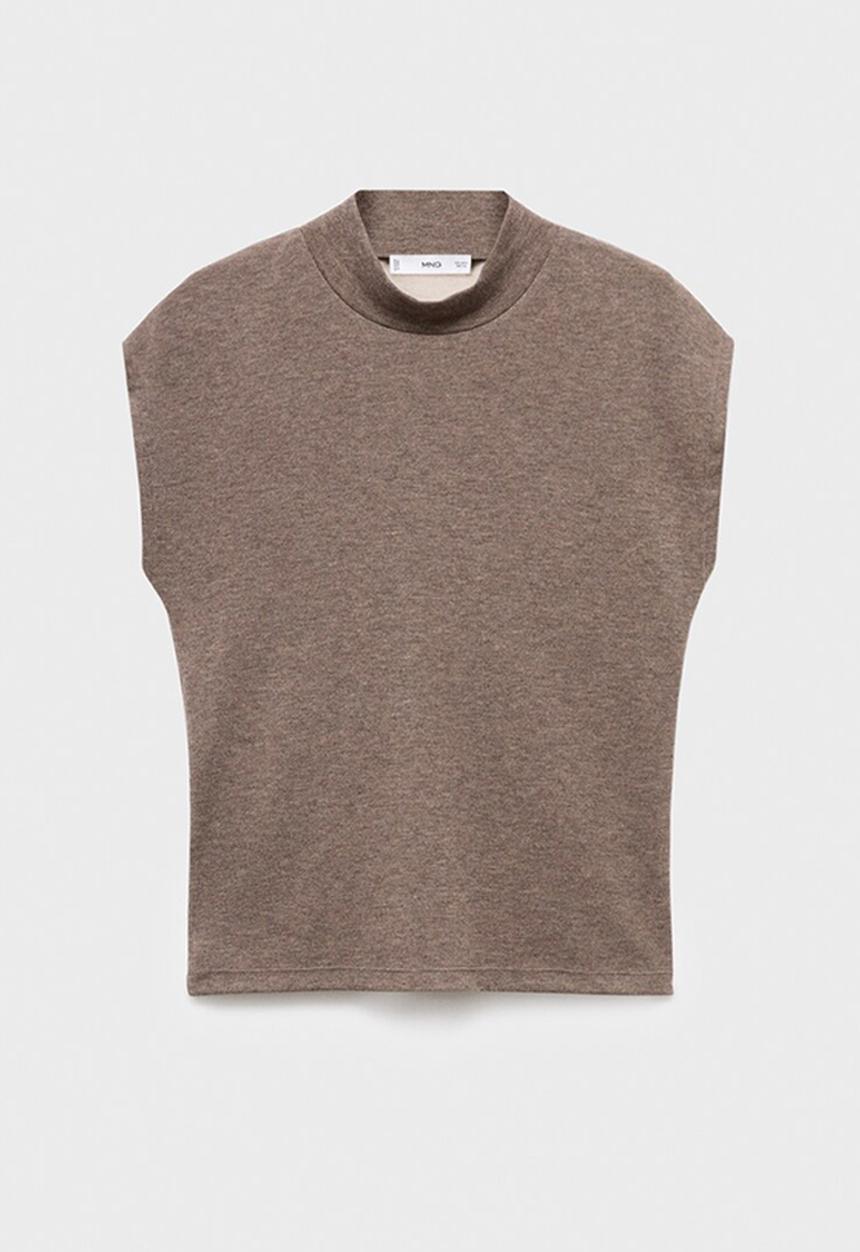 MANGO - Camiseta michi - light brown