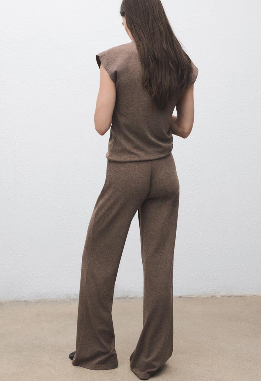 MANGO - Camiseta michi - light brown