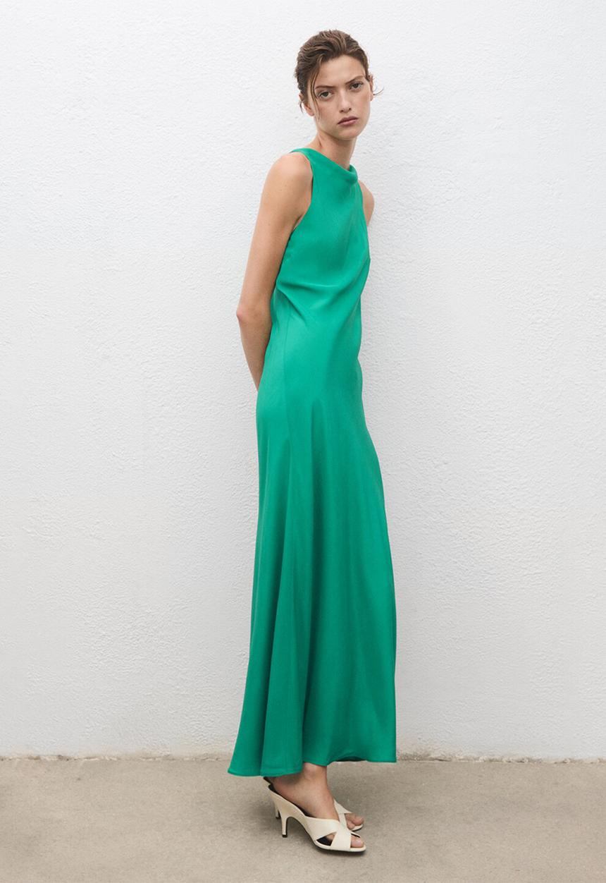 MANGO - Dress iria -  green
