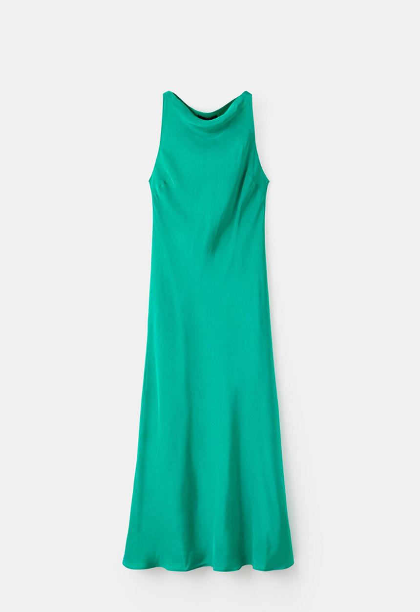 MANGO - Dress iria -  green