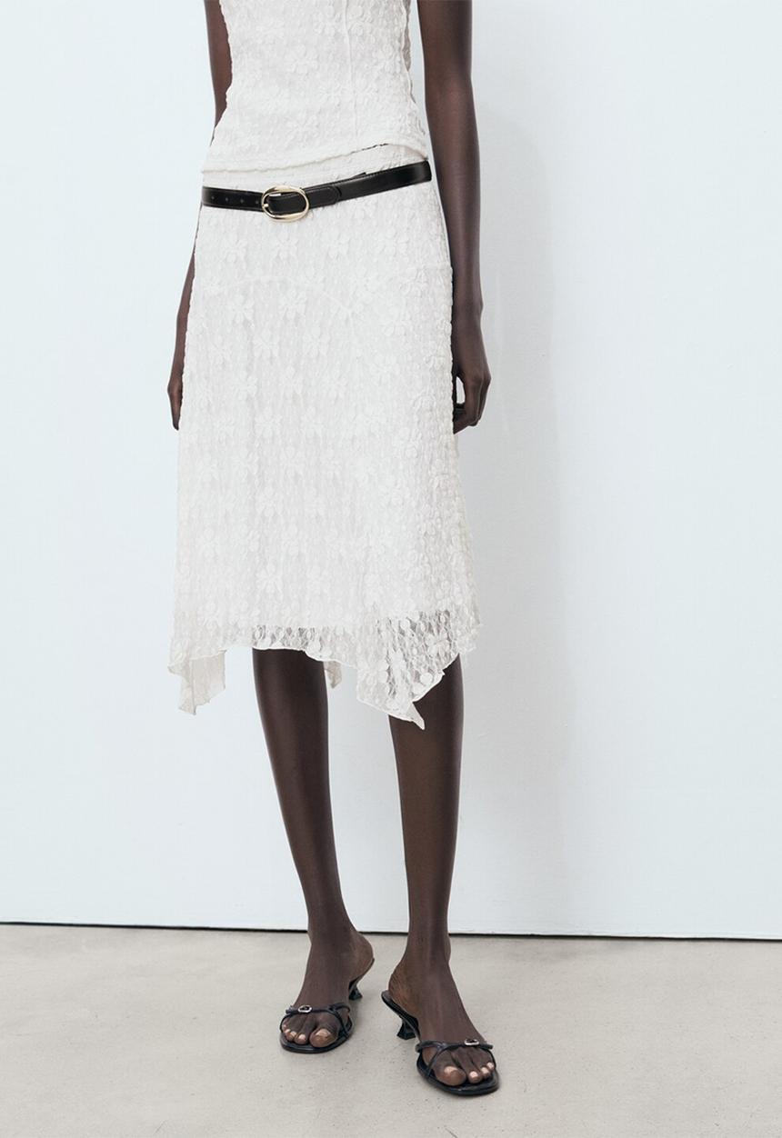 MANGO - Skirt jamaica  -  white