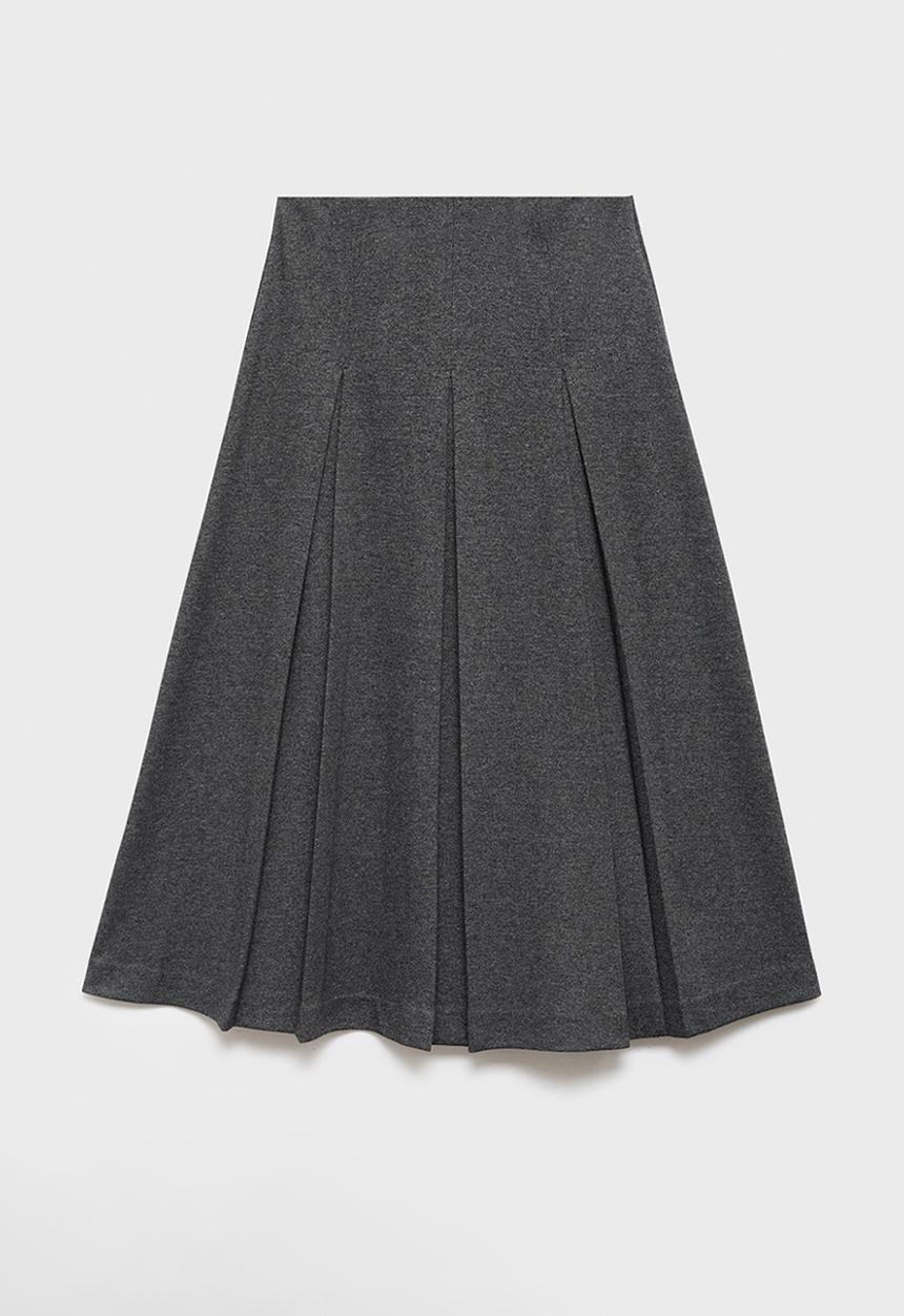 MANGO - Skirt clinto - grey