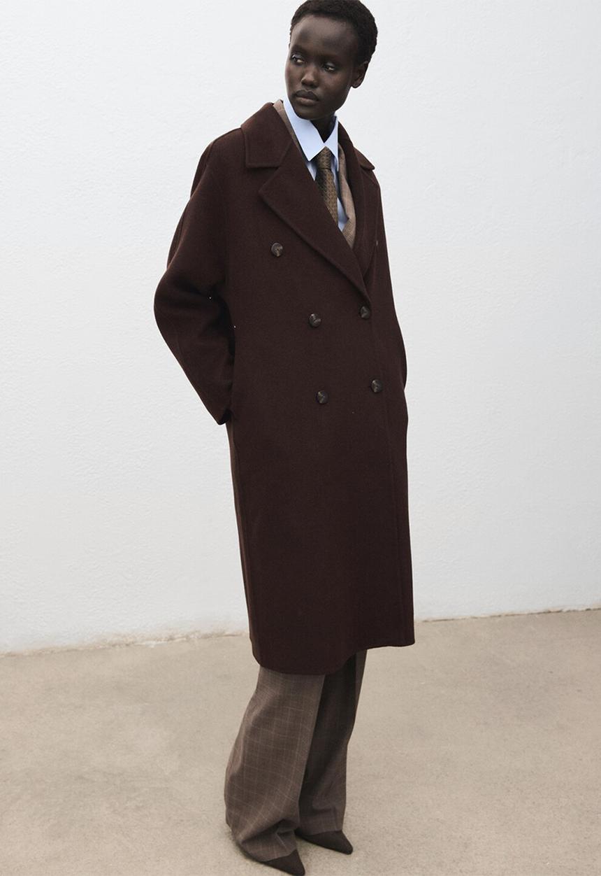 Coat picarol - dark brown