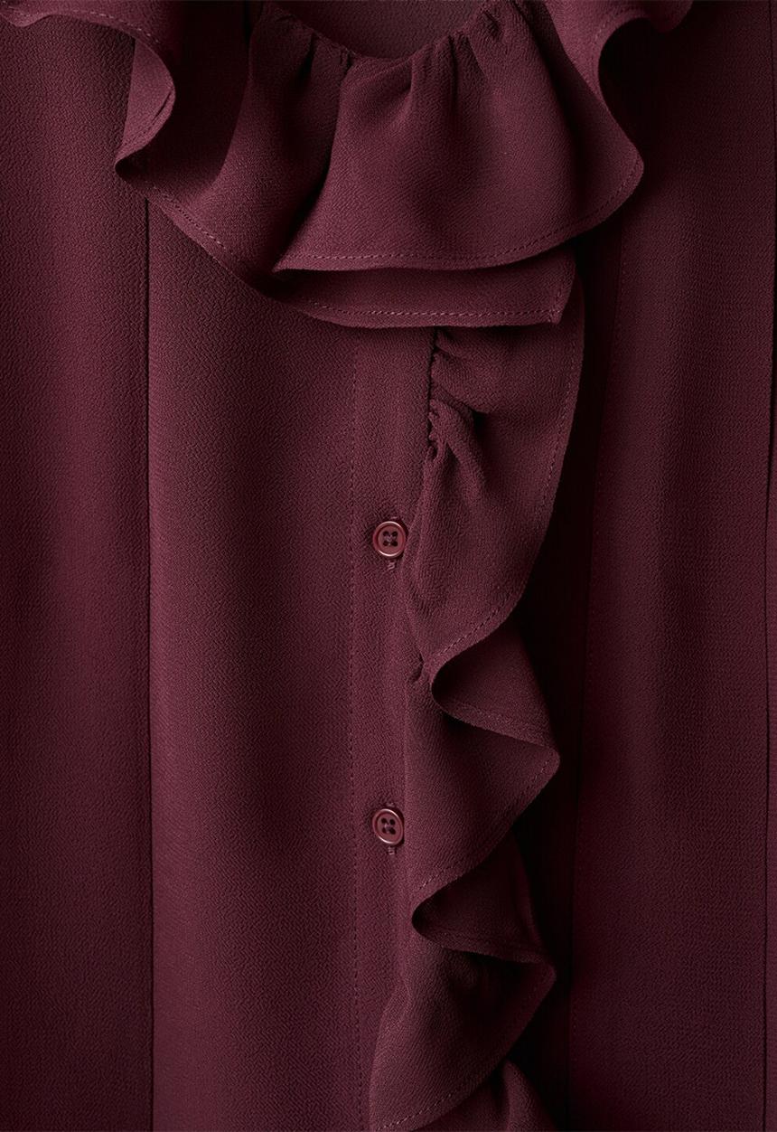 MANGO - Blouse bologna -  dark red