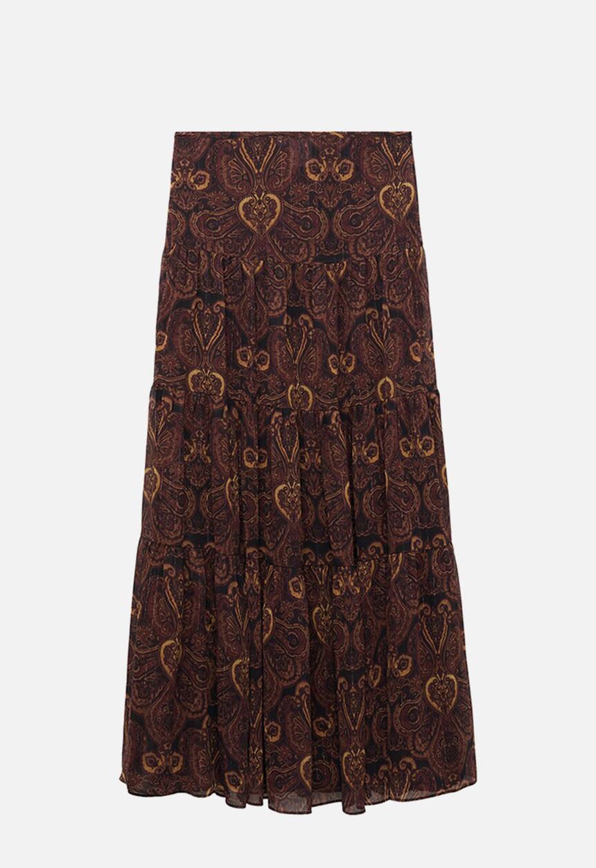 MANGO - Skirt milano - brown
