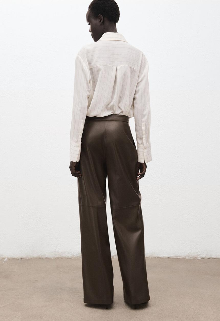 MANGO - Trousers riga - beige/ khaki