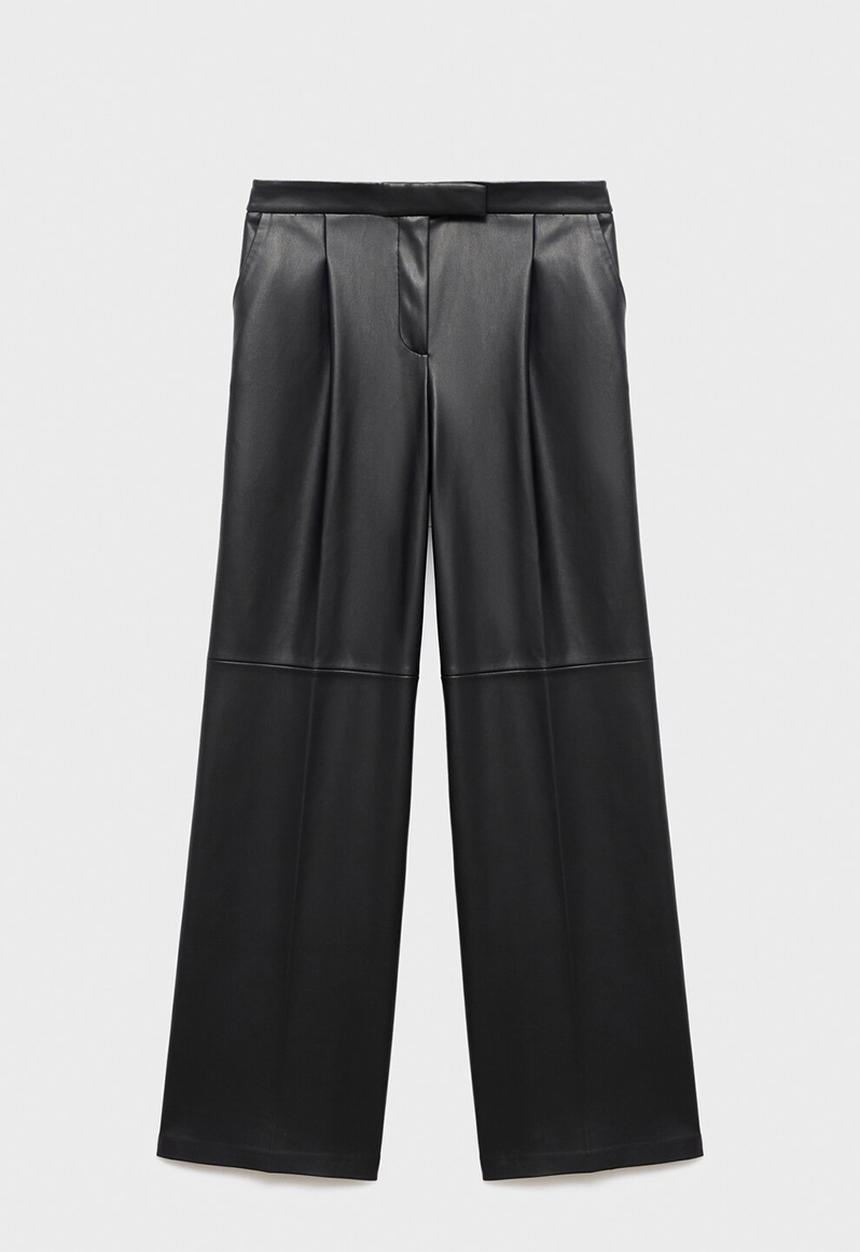 MANGO - Trousers riga  - black