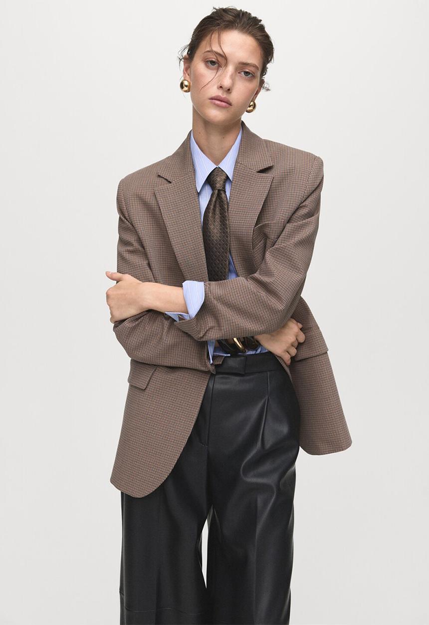 MANGO - Trousers riga  - black