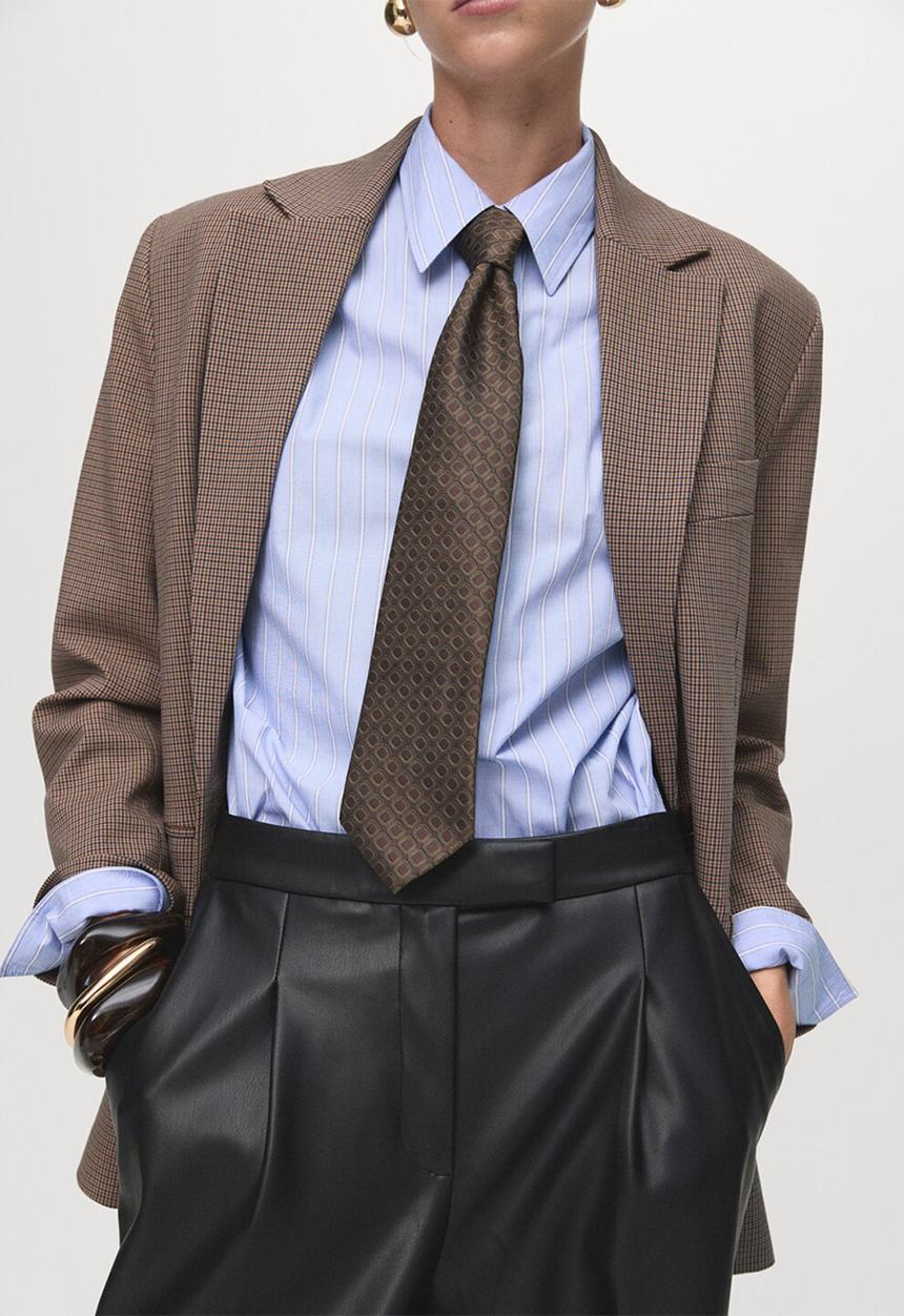 MANGO - Trousers riga  - black
