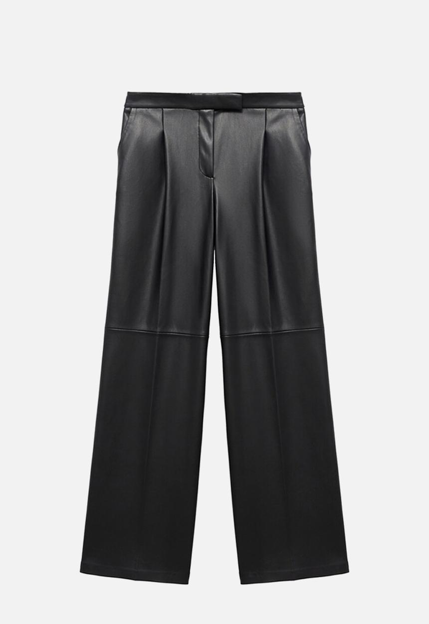 MANGO - Trousers riga  - black