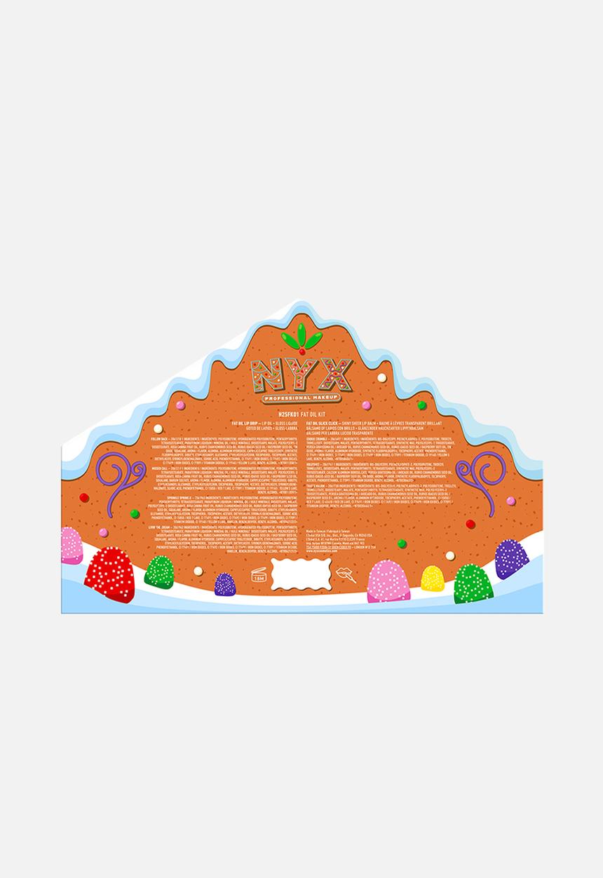 NYX Professional Makeup - Fat Gingerbread House Lip Kit