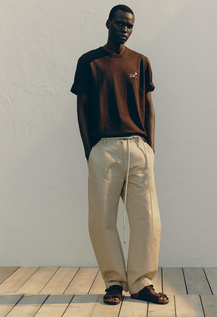 H&M - Coolmax® regular fit T-shirt - brown/édition d'été 
