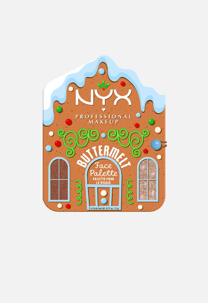 NYX Professional Makeup - Buttermelt Face Palette - Light/Medium