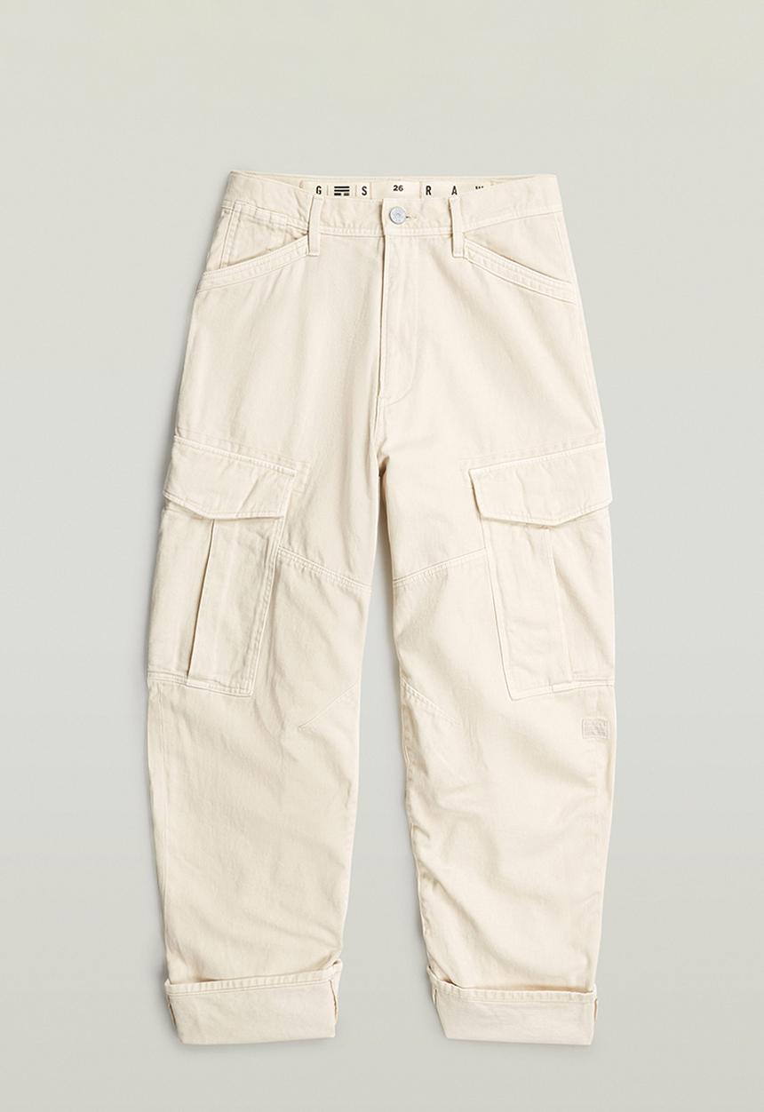 G-STAR - Cargo 3D boyfriend pants wmn - white