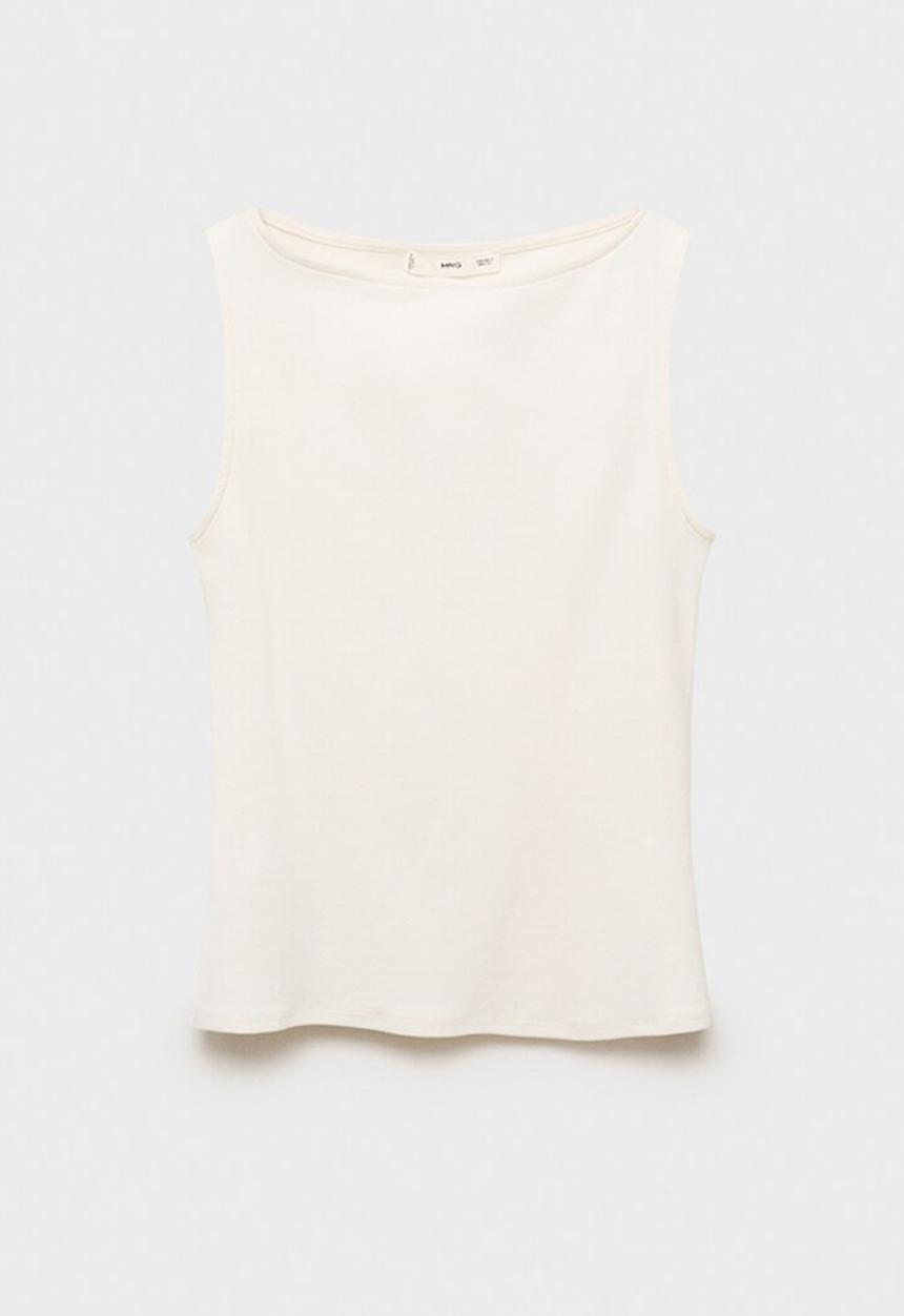 MANGO - Top Tecla - Light Beige