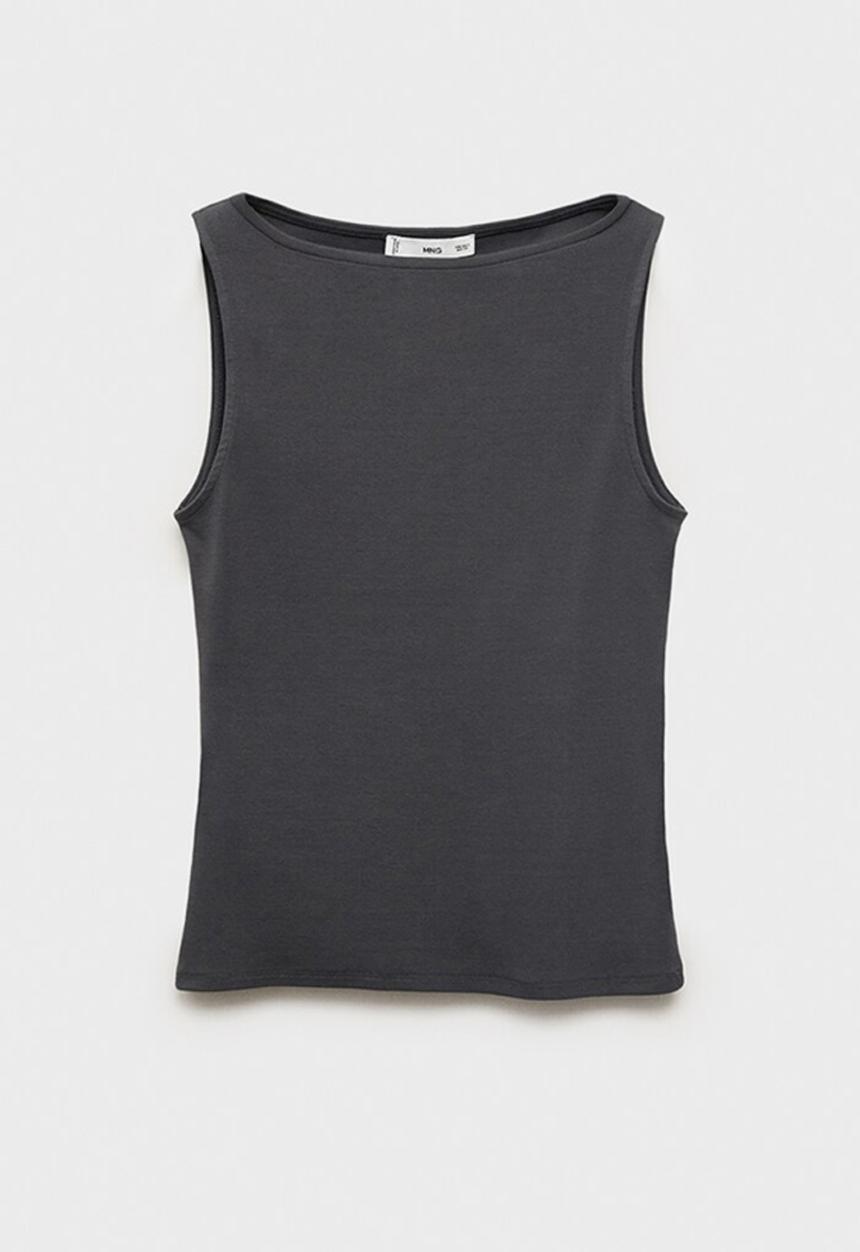 MANGO - Top Tecla - Charcoal